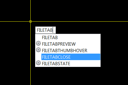 file tabs command line